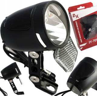 2K osvetlenie na bicykel Dynamo LED svetlo na bicykel 60 lm nábojový generátor